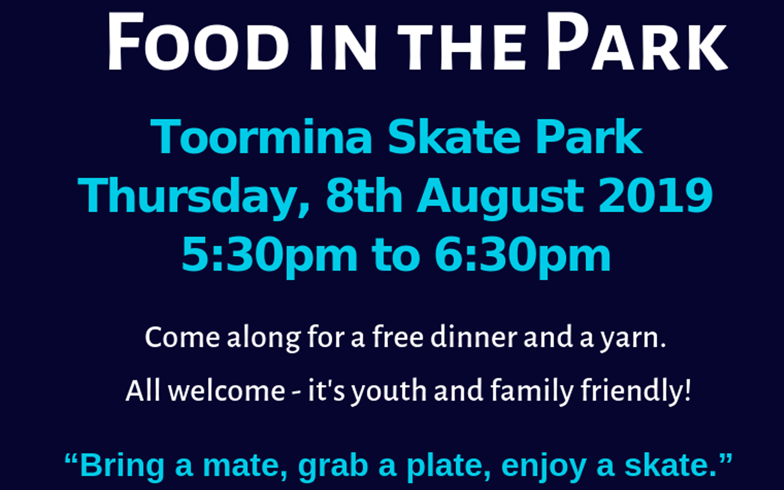 Food in the Park Poster